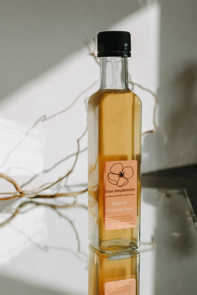 Sirop de Géranium rosat