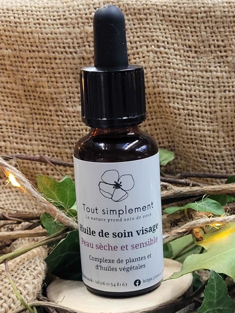 Huile précieuse peau sensible