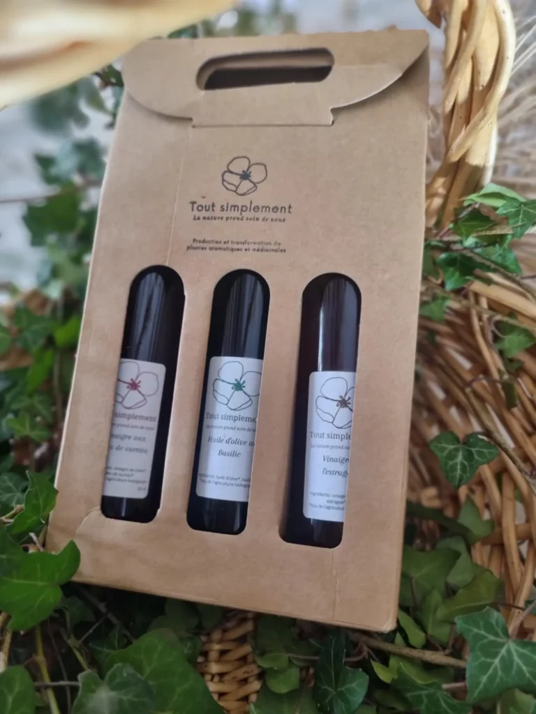 Coffret 1 huile et 2 vinaigres